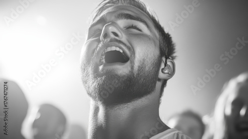 Euphoric Fans Concert crowd Live Music Excitement