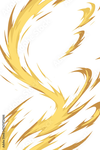 fire anime power aura background Fiery Energy Burst Effect Illustration