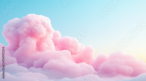 pastel colored clouds