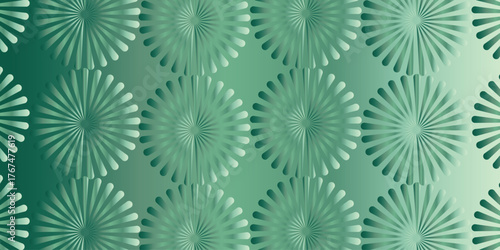 Abstract Gradient Background with Circular Pattern