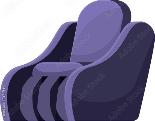 Comfortable massage chair promoting wellness and relaxation at home or spa