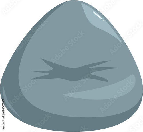 Soft beanbag chair providing comfort and relaxation for lounging, gaming, or reading