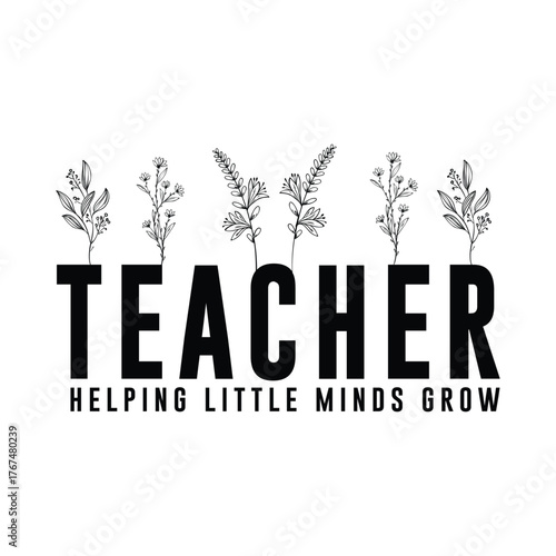 teacher helping little minds grow