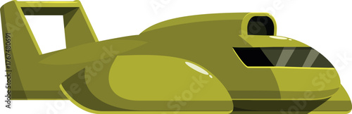 Sleek and innovative aircraft design, showcasing advanced technology and futuristic transportation