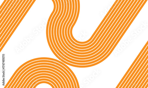 Vector layout template design for run, championship or any sports event. Poster design with abstract running track on stadium with lane. Modern