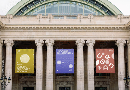 Gallery Exhibition Billboard Urban Mockup