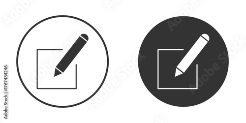 Post icon. Simple vector illustration. Silhouette Icon Set.