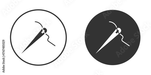 Needle icon. Simple vector illustration. Silhouette Icon Set.