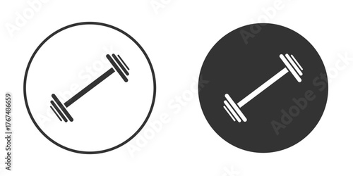 Gym icon. Simple vector illustration. Silhouette Icon Set.