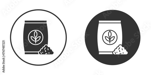 Fertilizer icon. Simple vector illustration. Silhouette Icon Set.