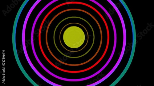 Abstrat colorful shape paint background