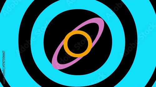 Abstrat colorful shape paint background