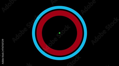 Abstrat colorful shape paint background