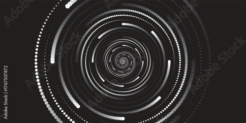 Halftone circular dotted frames set. Circle dots texture isolated on white background modern art good