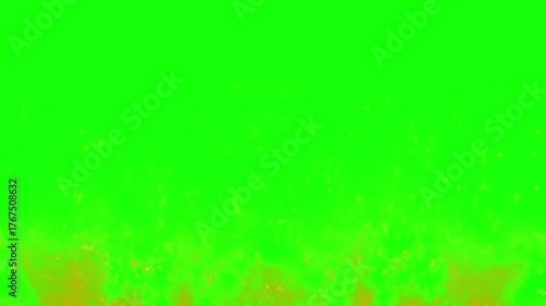 Fire Effect VFX Green Screen – Realistic Flames Animation Overlay