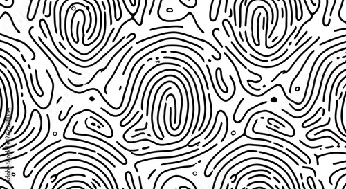 fingerprint pattern background seamless backdrop of repeating fingerprint images unique designs for security themes and biometric identification digital wallpaper asset.