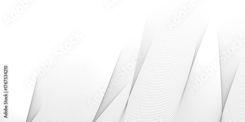 Blank white paper sheet with a gentle shadow and a curl in the corner is an empty template for your design or message