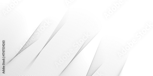 Blank white sheet of paper with a curled corner and soft shadow for design template and business documents