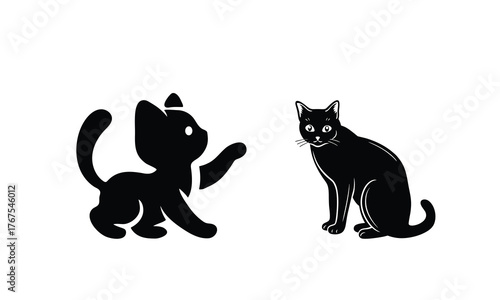 cat silhouette images
