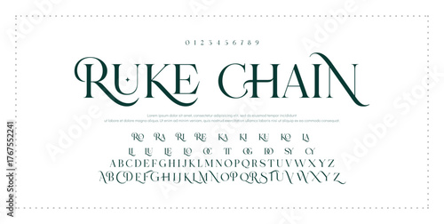 Elegant logo modern luxury alphabet font. Typography elegant style alphabet fonts for beauty shop, decoration, business, boutique, fashion, brand, wedding, vintage design. vector illustration