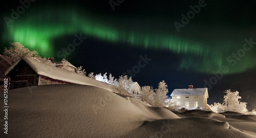 Bild auf Leinwand Kiruna, Sweden Skandynawia, Northern Europe