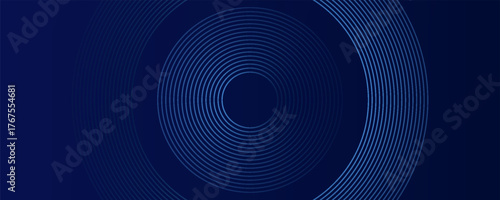 abstract dark background with glowing lines circles