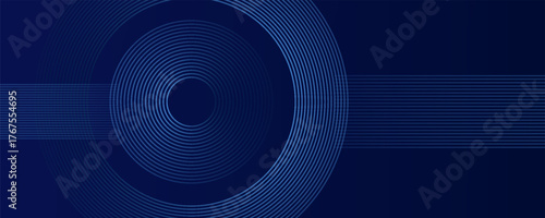 abstract dark background with glowing lines circles