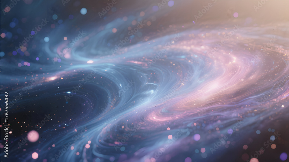 Fototapeta premium Cosmic Galaxy Swirl Nebula Space Energy Abstract Background