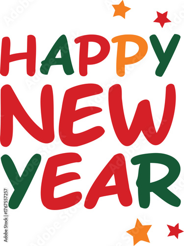 "Happy New Year" Vector Design