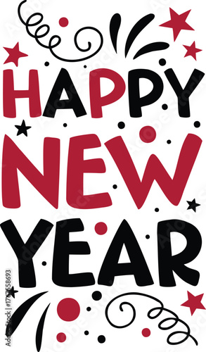 "Happy New Year" Vector Design