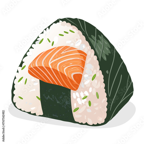 Create Bold Stroke Japanese Onigiri Rice Professional Photo Great for Commercial Projects
