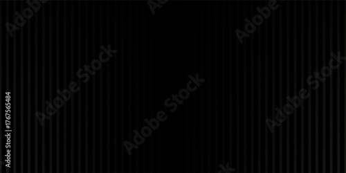 Black oblique straight line background. Masculine dark linear abstract wallpaper. Elegant luxury striped gradient texture. Grey diagonal lines backdrop for flyer, banner, poster, presentation. Vector