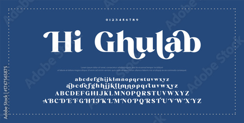 Luxury Elegant Modern beauty font alphabet logo. Typography beautiful minimal elegant sans fonts fashion wedding vintage retro logos. vector illustration