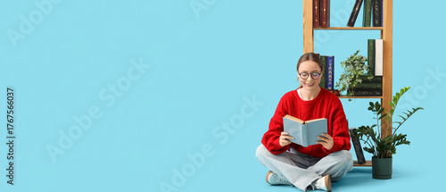 Beautiful young woman readi...