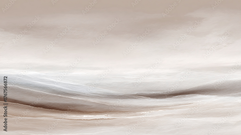 Obraz premium Neutral Abstract Landscape Texture for Calm Atmosphere