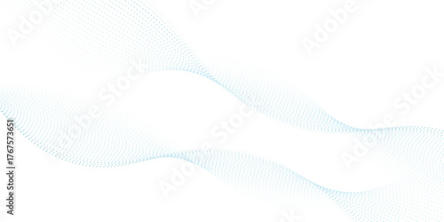 Abstract wave element for design. Digital frequency track equalizer. Stylized line art background. Vector illustration. Wave with lines created using blend tool.