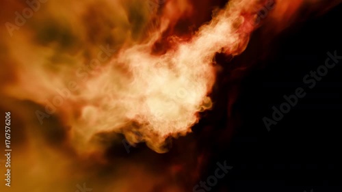 fire flame burst explosion smoke CG background