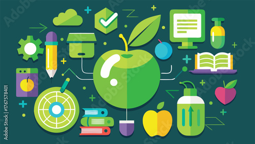 Participants in a video conference focused on educational topics, with a shared screen displaying a presentation..eps