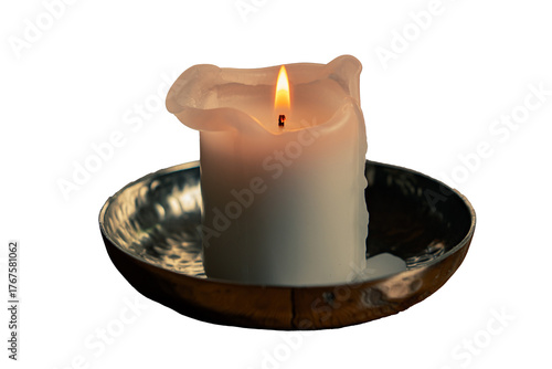 candle in a glass bowl, candlelight, candle flame fire