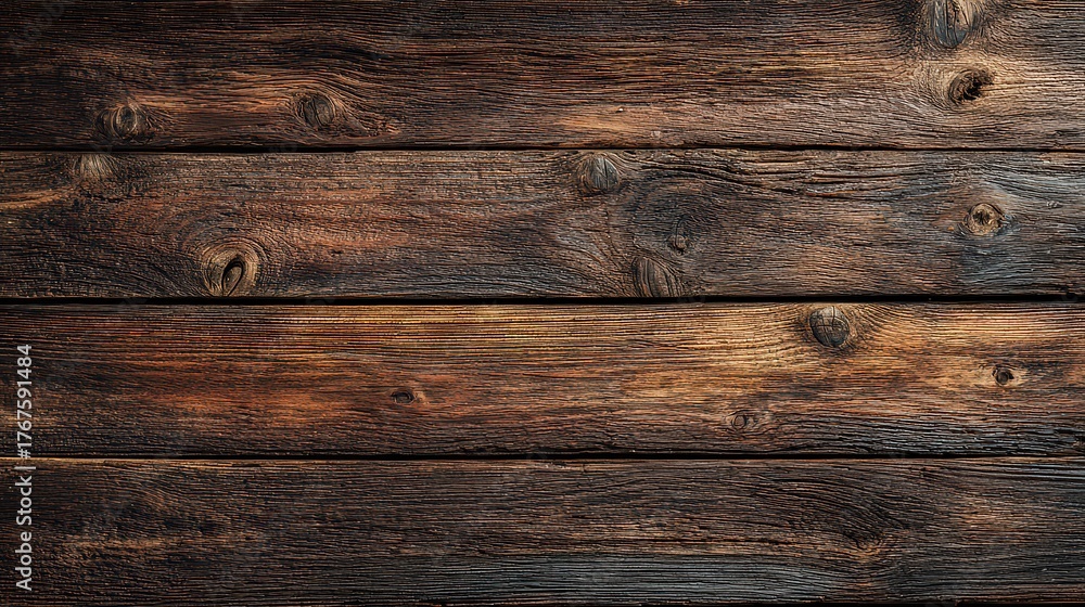 Fototapeta premium Abstract Textured Wood Plank Surface with Warm Tones