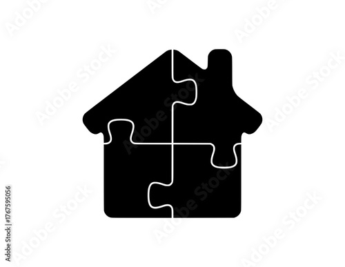 house puzzle piece
