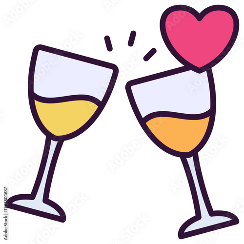 Champagne Toast Icon