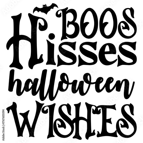 Boos hisses halloween wishes