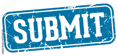 submit rectangular sign. submit stamp