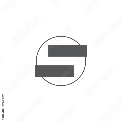 Creative S or SS Letter Logo Design Abstract Modern Business Brand Identity