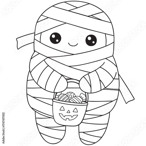 Cute Mummy Character
