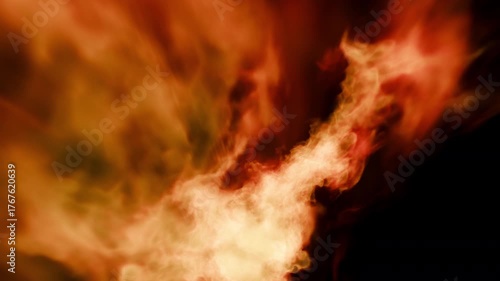 fire flame burst explosion smoke CG background