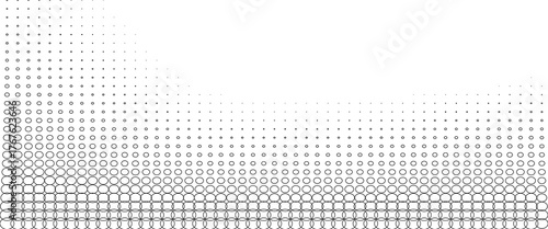 Halftone background. Wavy abstract element for design. Vector image.