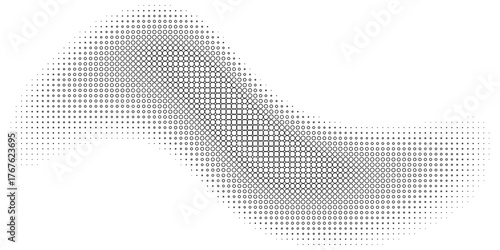 Modern Black and White Halftone Texture for Promotional Graphics