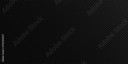 Slant line halftone gradation texture. Fading diagonal stripe gradient background. Black oblique pattern backdrop. Vanishing thin parallel line wallpaper for overlay